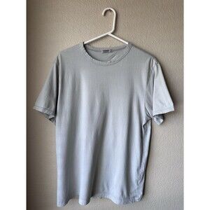 Buck Mason T-Shirt Men’s Size Large Grey Crewneck Casual Tee Solid Made In USA